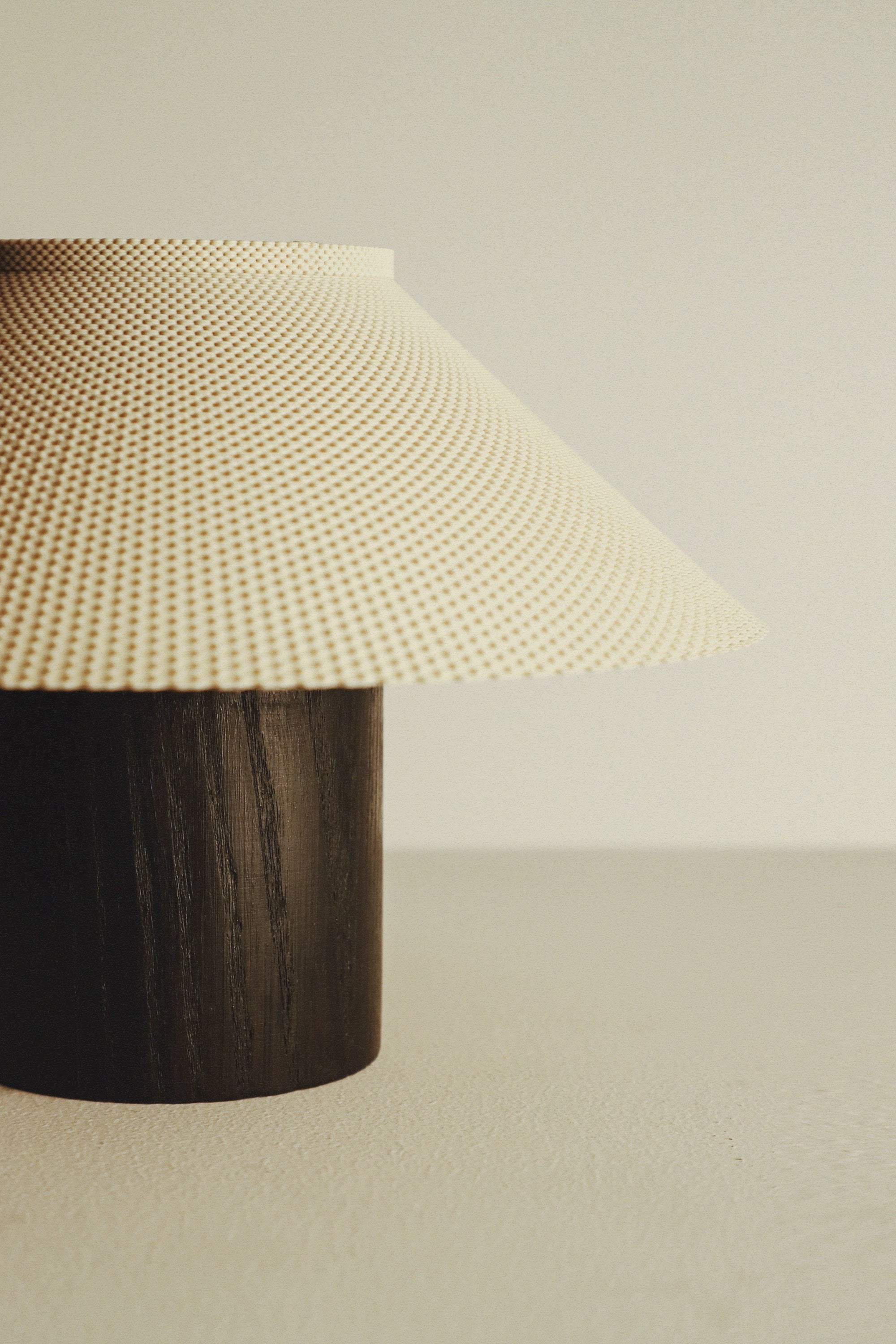 The Dappled Lamp - Charred Ash Wood