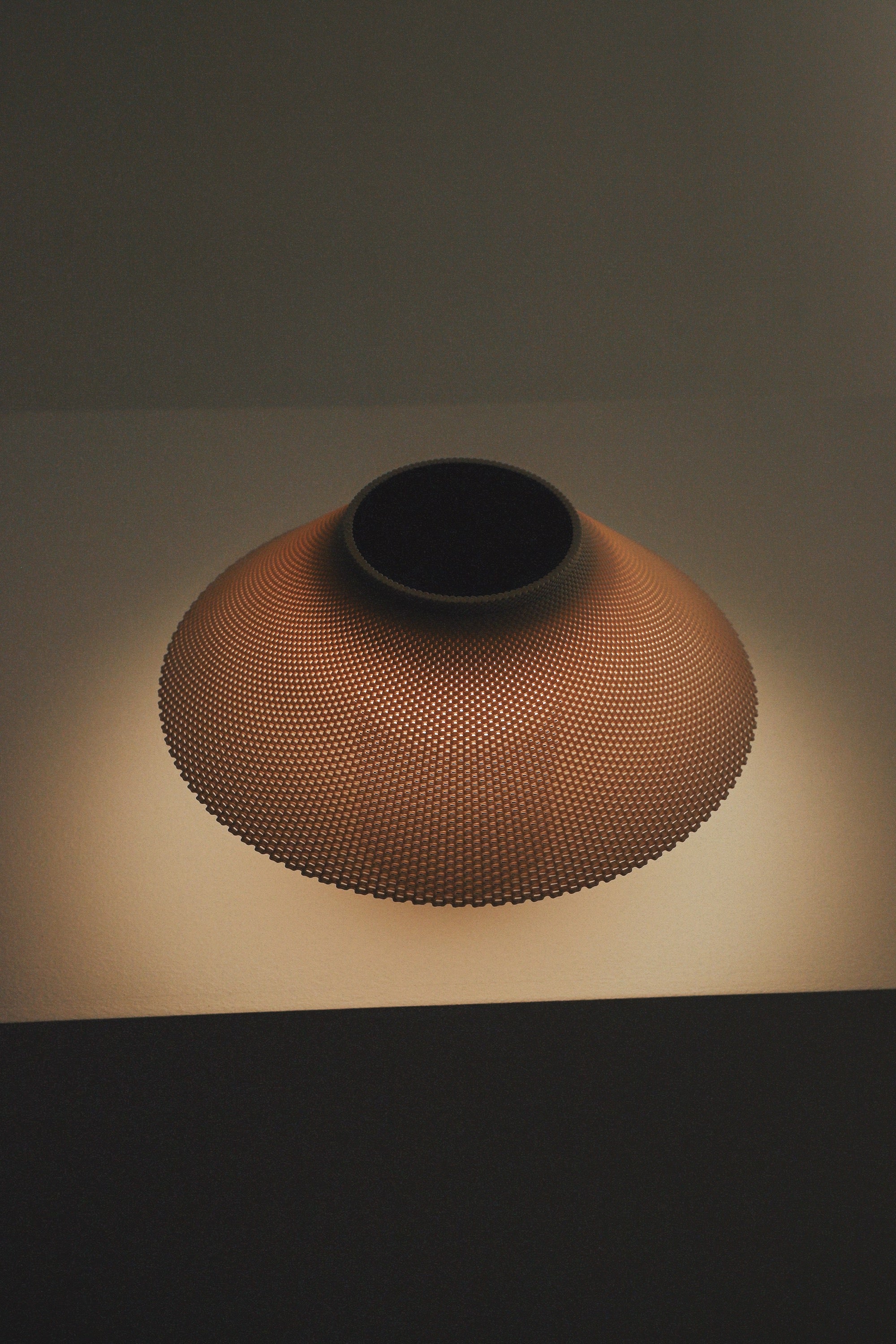 The Dappled Lamp - Charred Ash Wood