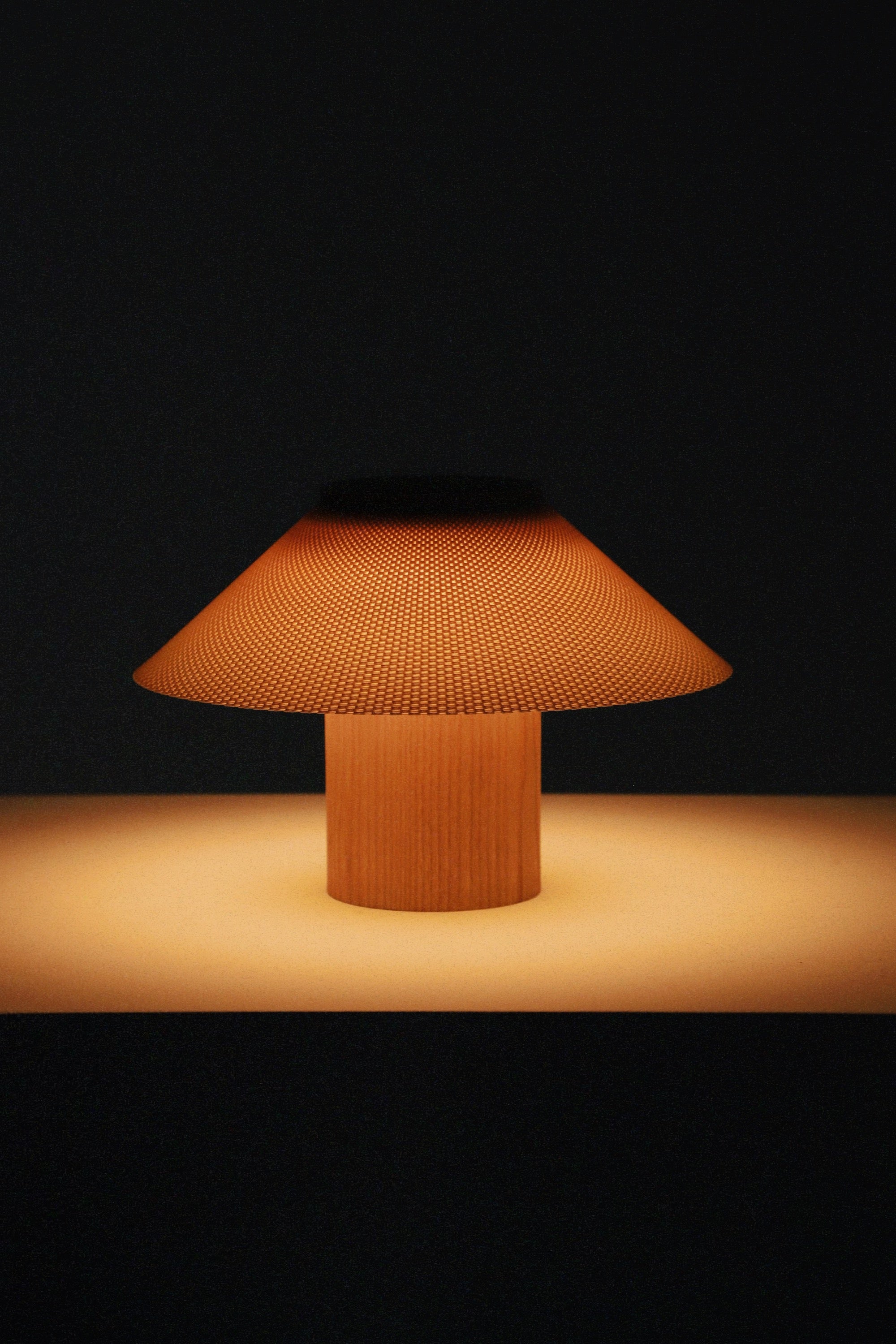 The Dappled Lamp - Light Ash Wood