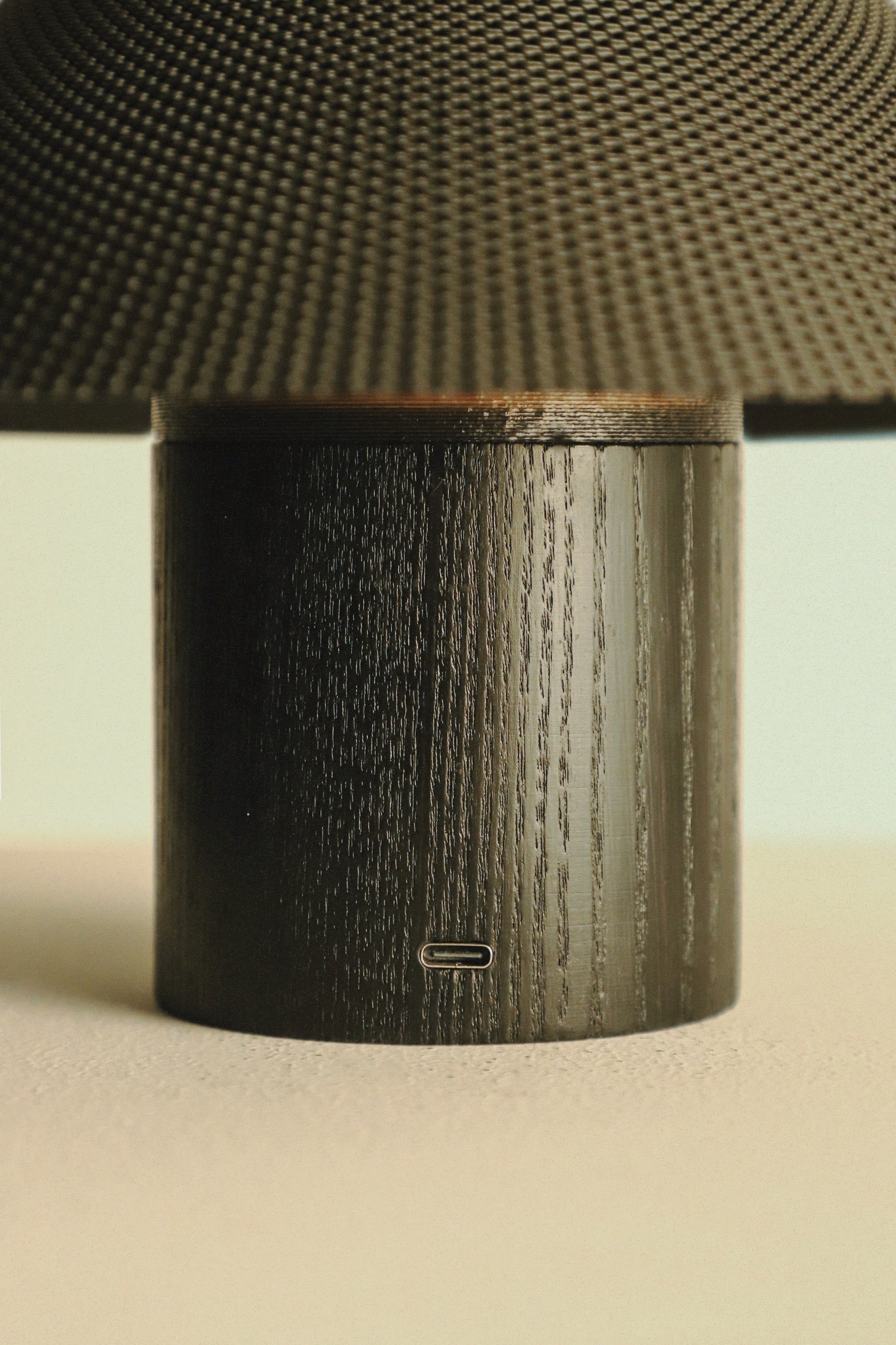 The Dappled Lamp - Charred Ash Wood