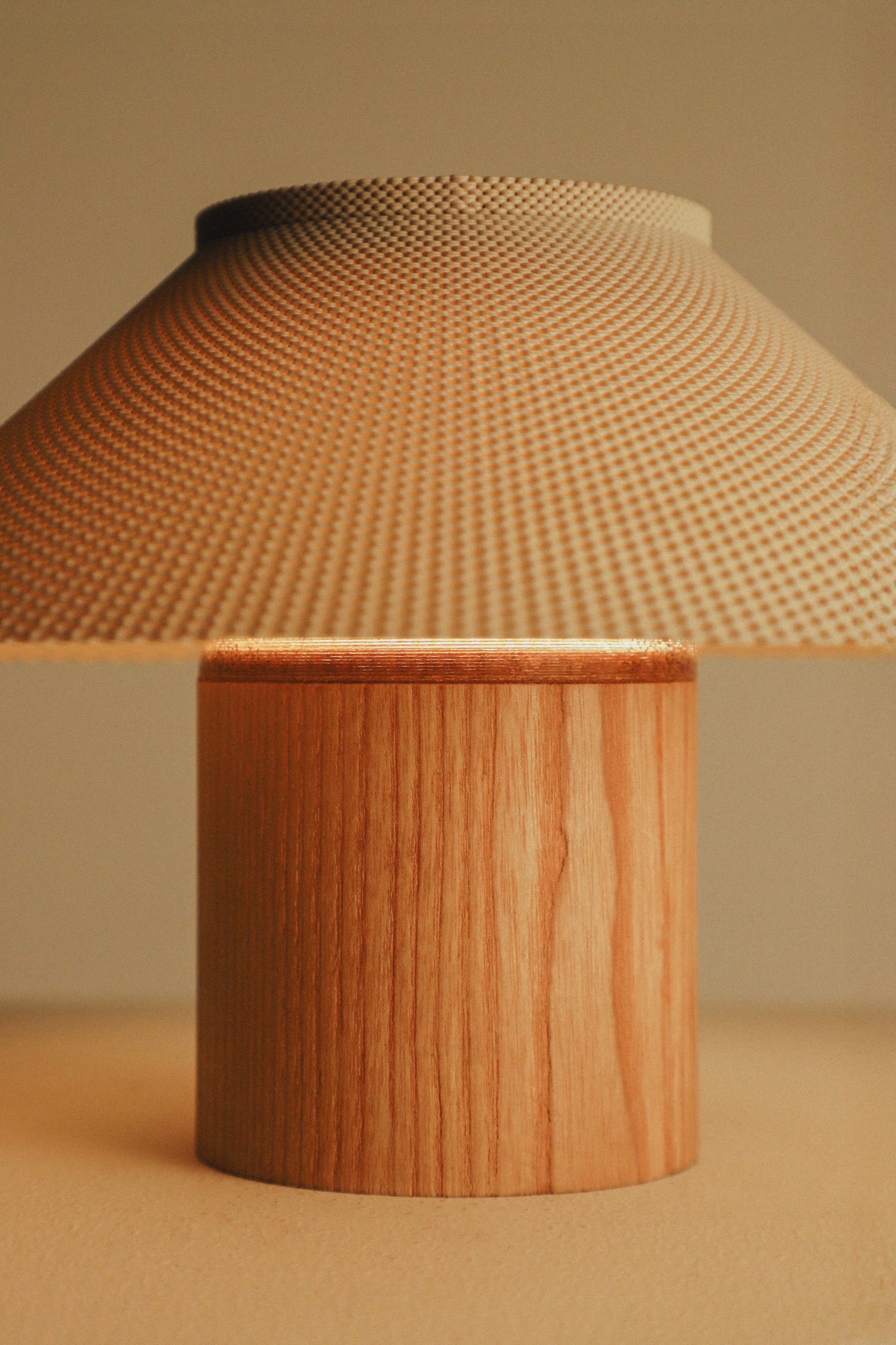 The Dappled Lamp - Light Ash Wood