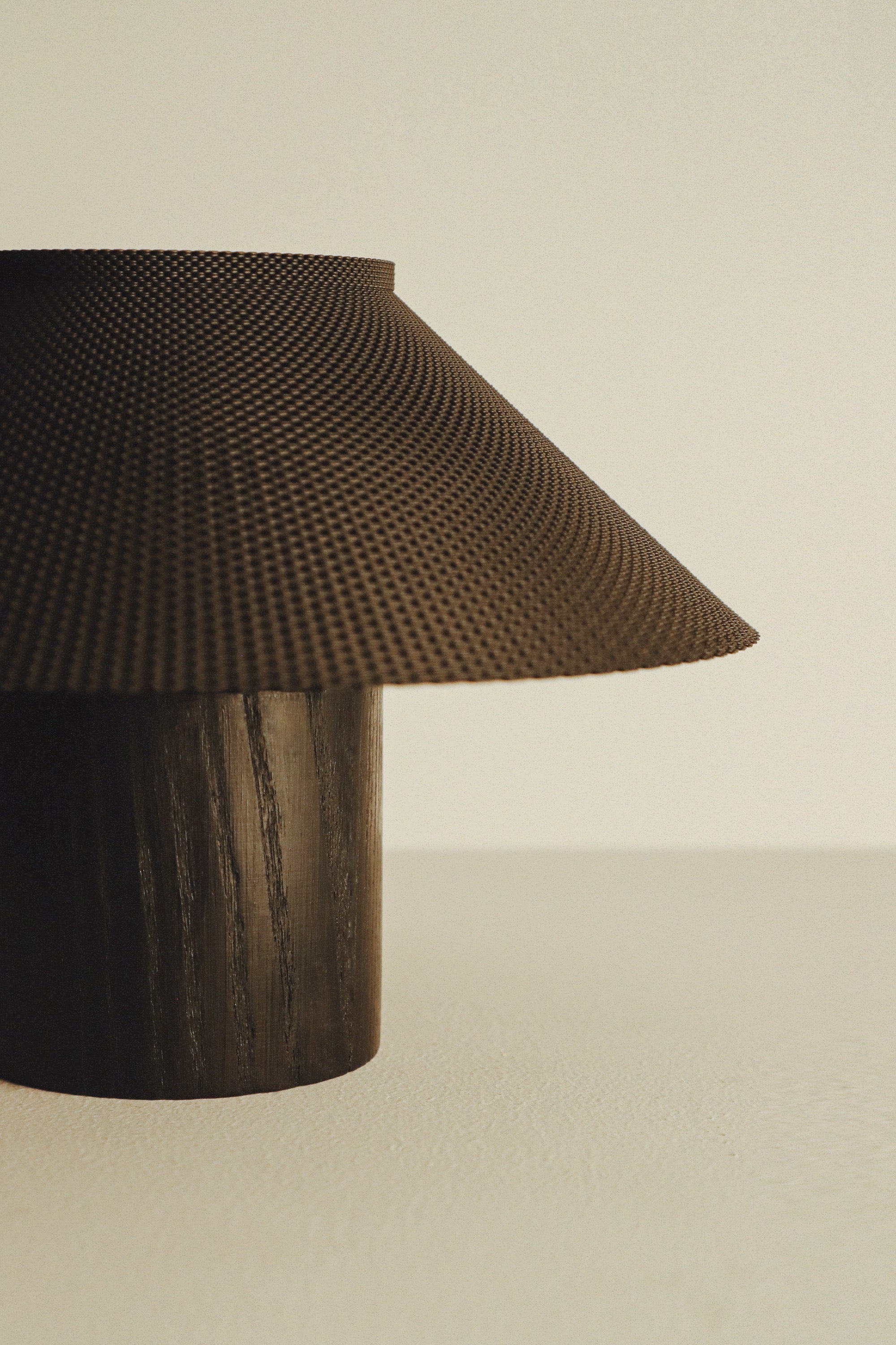 The Dappled Lamp - Charred Ash Wood
