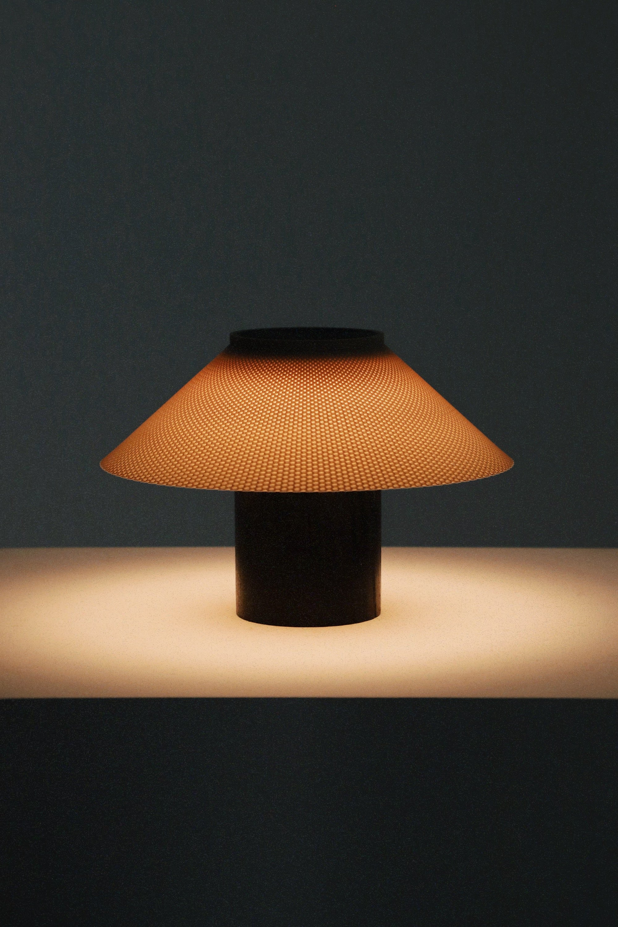 The Dappled Lamp - Charred Ash Wood